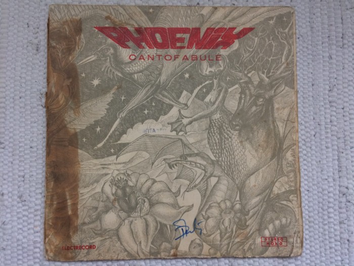PHOENIX CANTOFABULE 1975 album dublu disc 2 LP vinyl muzica rock progresiv prog folk gatefold VG