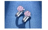 Cumpara ieftin Cercei din Argint 925 Pink Glamour cu Zirconiu Roz si Inchidere Englezasca