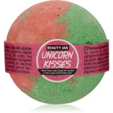 Beauty Jar Unicorn Kisses What Girls Are Made Of? Sugar &amp; Spice And Everything Nice bombă de baie cu aroma de capsuni 150 g
