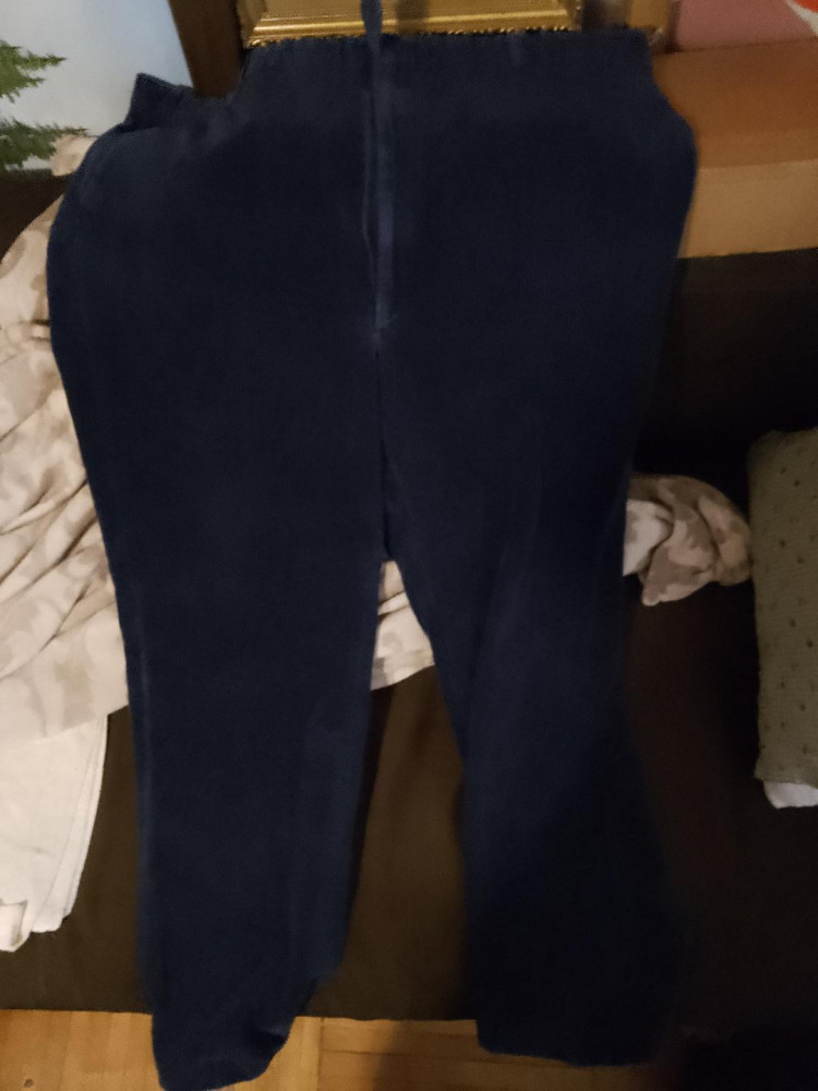 Pantalon raiat barbati marime mare, Bleumarin | Okazii.ro