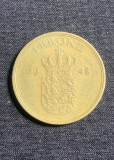Moneda 1 coroana 1948 Danemarca, Europa