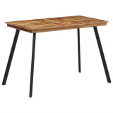 Cumpara ieftin Masă de sufragerie, 120x62x76 cm, lemn masiv de tec