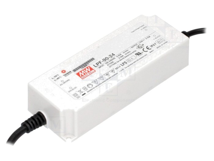 Alimentator LED 24V 90W IP67