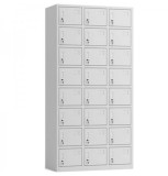 Vestiar Dulap metalic Premium Asamblat pentru valori cu 24 compartimente, 900x500x1800 mm (LxlxH), PLUS