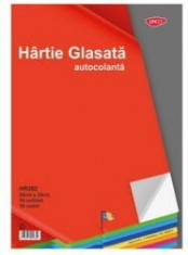 Hartie glasata lucioasa, 24x34 cm foto