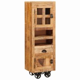 VidaXL Bufet cu sertar Maro 40 x 30 x 120.5 cm Lemn masiv de mango