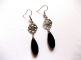 cercei howlite negru 43315