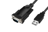 CABLU USB LOGILINK adaptor, USB 2.0 (T) la Serial DB9M (9-pin)(RS232)(T), 1.5m, negru, &amp;quot;AU0048A&amp;quot; (timbru verde 0.08 lei)