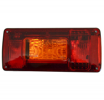 Lampa auto BestAutoVest pentru remorca partea Stanga 12-24V 215x100x55mm cu lampa numar si ceata , 1 buc. Kft Auto foto