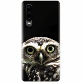 Husa silicon pentru Huawei P30, Owl In The Dark