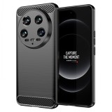 Cumpara ieftin Husa Xiaomi 14 Ultra Silicon Techsuit Carbon Negru