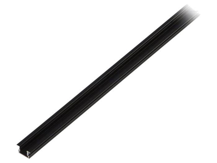 Profi pt.module LED &icirc;ncastrat negru 2m