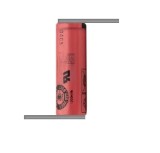 Acumulator Li-ion 3.7V SANYO UR18500Y 1300MAh 2.6A cu lamele sudate in Z
