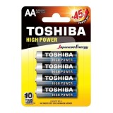 Cumpara ieftin Baterie Alcalina Toshiba AA LR6GCP BP-4 Set 4 Baterii