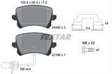 Set placute frana TEXTAR 2448307