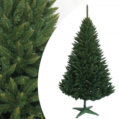 Brad Artificial Verde Molid 220 cm &amp;ndash; varfuri ascutite, 110 ramuri, 858 ace - suport inclus foto