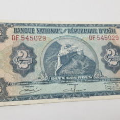 bancnota haiti 2 g 1967
