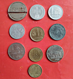 Lot 10 monede staine, romanesti și jetoane, circulate conform foto L15, Europa