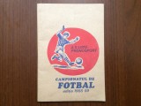 program brosura campionatul de fotbal editia 1989-1990 loto pronosport programul campionatului diviziei nationale A si B romania si italia 38 pagini