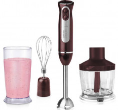 Blender de mana VITEK VT-8535 900W 0.5 litri Bordo foto