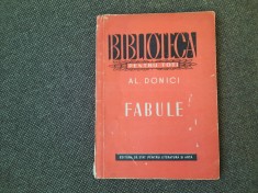 Fabule - Al. Donici - ESPLA - 1958 foto