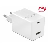 Incarcator priza 1 x USB-C PD 3.0 + 1 x USB-A 48W, Delock 41448