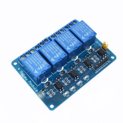 Modul releu 4 canale Arduino 5V, optocuplor, TTL Logic, relay, relee (r.441) foto