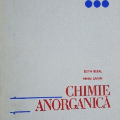 Chimie anorganica- Edith Beral, Mihai Zapan