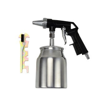 Pistol de sablat cu rezervor de aluminiu Geko G01195, capacitate 1 L foto