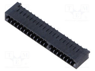 Conector margine PIN 40 1mm aurit SMT SAMTEC pentru PCB foto
