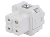 Conector HDC Amphenol mamă 10A, 230V, 4 pini cu şurub