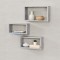 Set 3 rafturi perete Mandal B masuri diferite efect beton [en.casa] HausGarden Leisure