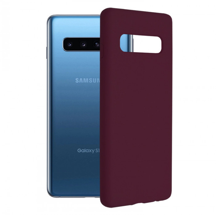 Husa Techsuit Soft Edge Silicon Samsung Galaxy S10 - Plum Violet
