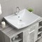 Gossi chiuveta dreptunghiulara cu preaplin &amp; gaura robinet, ceramica