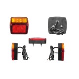 Lampa auto BestAutoVest pentru remorca partea Dreapta/ Stanga cu leduri 12/24V fara lampa numar, Rapid