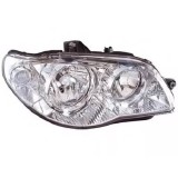 Far Fiat Albea/Palio Weekend (178), 04.2006-2012; Strada 06.1999-10.2004, partea Stanga, electric, tip bec H7+H7, rama silver, cu motoras, Best Auto