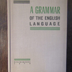 A GRAMMAR OF THE ENGLISH LANGUAGE