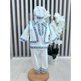 Cumpara ieftin Costum botez, model traditional - DPH402