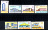 1961 LP531 serie Arhitectura romaneasca moderna MNH, Nestampilat