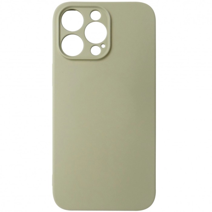 Husa silicon TPU Matte kaki deschis pentru Apple iPhone 14 Pro Max