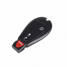 Carcasa Smart cheie auto cu 3 butoane + buton panica, compatibila Chrysler ML-9030 AllCars foto