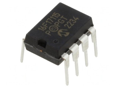 Microcontroler PIC 14kB ADC DAC EUSART I2C SPI THT foto