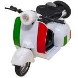 Jucarie interactiva pentru copii, model scuter cu lumini si sunete, 11x4x6 cm