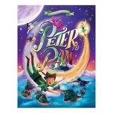 Once upon a Story - Peter Pan J. M. Barrie, Carte Editie Colectibila Ilustrata, Engleza, Unabridged, Cu Panglica