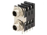 Soclu Jack 6.3mm Mamă Dublu Stereo Cu &Icirc;ntrerupător