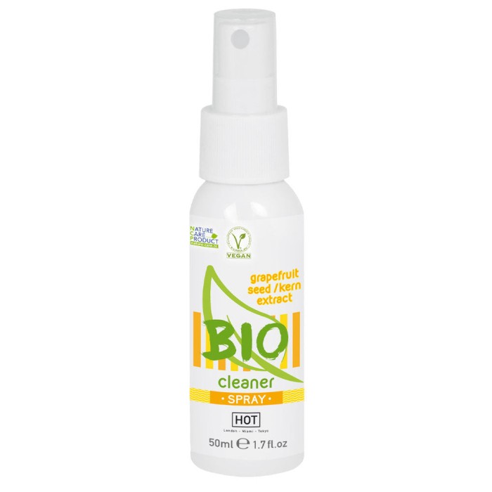 HOT BIO Cleaner - Spray Curățare și Igienizare Jucării Sexuale 50 ml