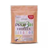 Pudra vegana proteine vegetale Protein Triplex cu stevie si vanilie Netamin 550 gr