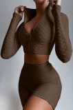 T539-8 Compleu 2 piese fitness din top si pantaloni scurti