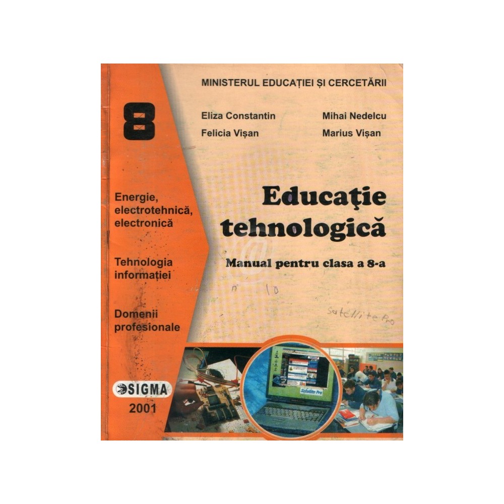 Educatie Tehnologica Manual Pentru Clasa A Viii A Okazii Ro