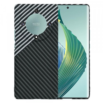 Husa pentru Honor Magic5 Lite, Techsuit, Carbonite FiberShell, Gri foto